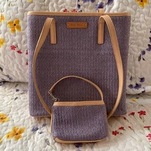 nine west purse purple